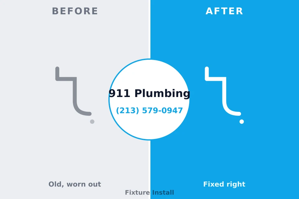 Before and after: plumbing repair Ivanhoe, TX